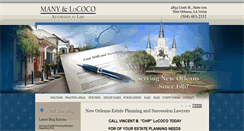 Desktop Screenshot of neworleansestatelaw.com